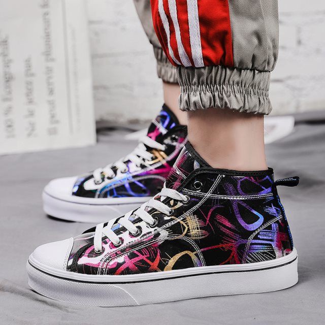 black shoes high cut