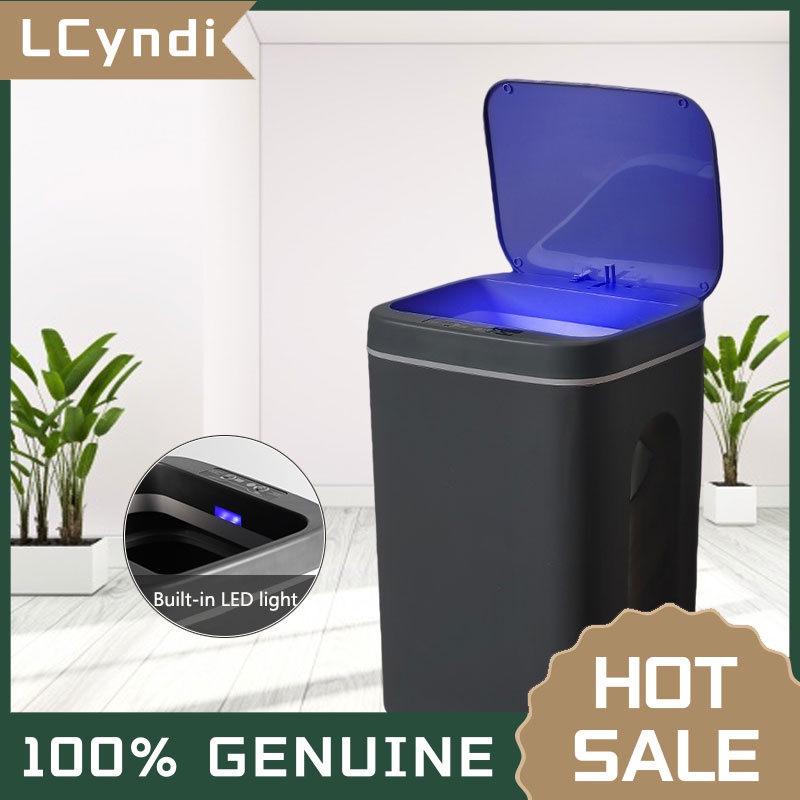 14L/16L Smart Trash Can Induction Trash Bin automatic trash can Rechargeable Trash Can With Lid