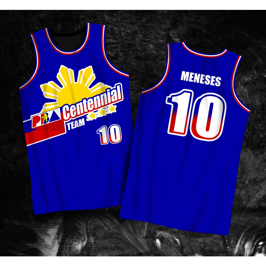 PBA RETRO JERSEY | PBA CENTENNIAL TEAM VERGEL MENESES #10 BLUE/WHITE ...