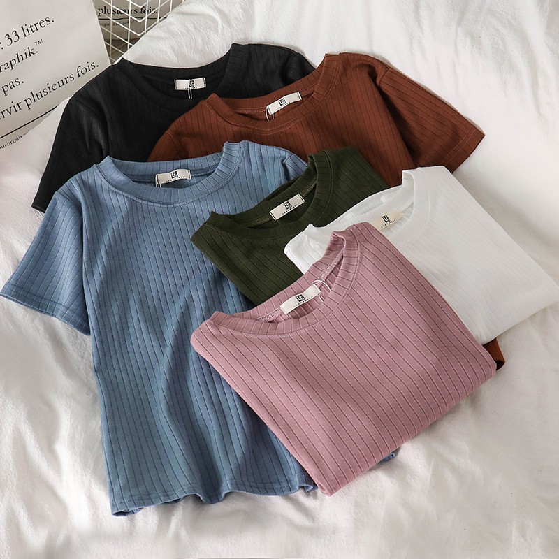 plain short sleeve t shirts
