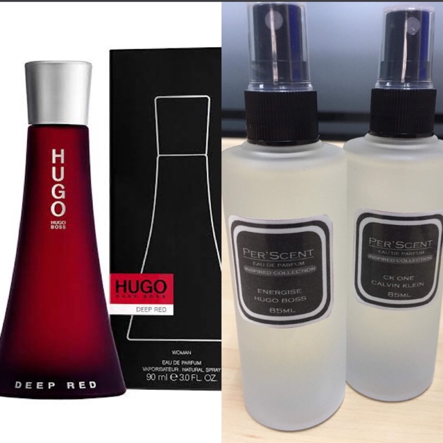 hugo boss women's perfume deep red