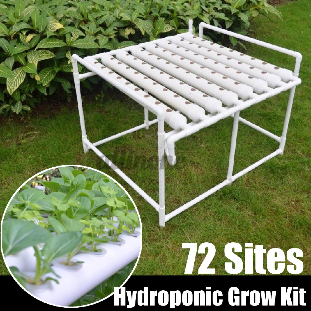 Hydroponic Site Grow Kit 72 Sites Plant Vegetable Tool Deep Water Garden System Shopee Philippines