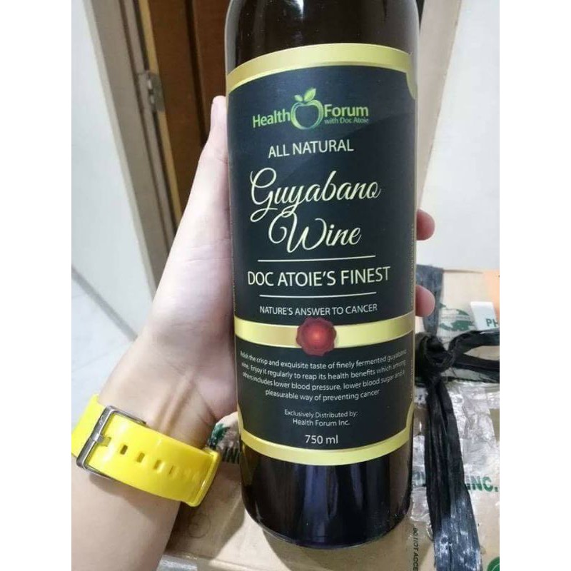 Guyabano Wine Nature S Answer To Cancer By Doc Atoie Shopee Philippines