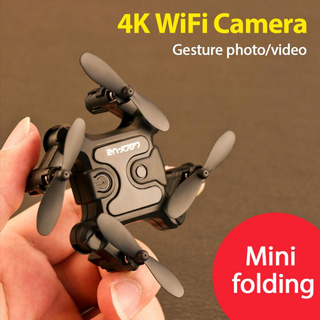 V2 Mini Drone 4K HD Camera Potable Drone Mini Foldable Drone WIFI FPV Remote control Dron Altitude Hold Headless Mode Track Flight Auto Landing Drone For Beginner Kids Drone Travel