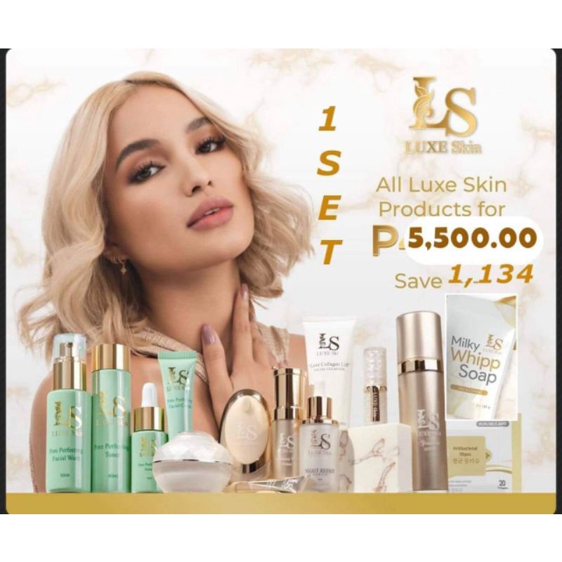 Luxe Skin All Products Set By Anna Magkawas Shopee Philippines