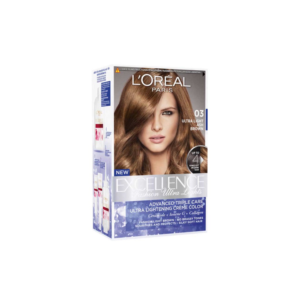 Loreal Ultra Light Hair Color Natural Golden Ash Brown