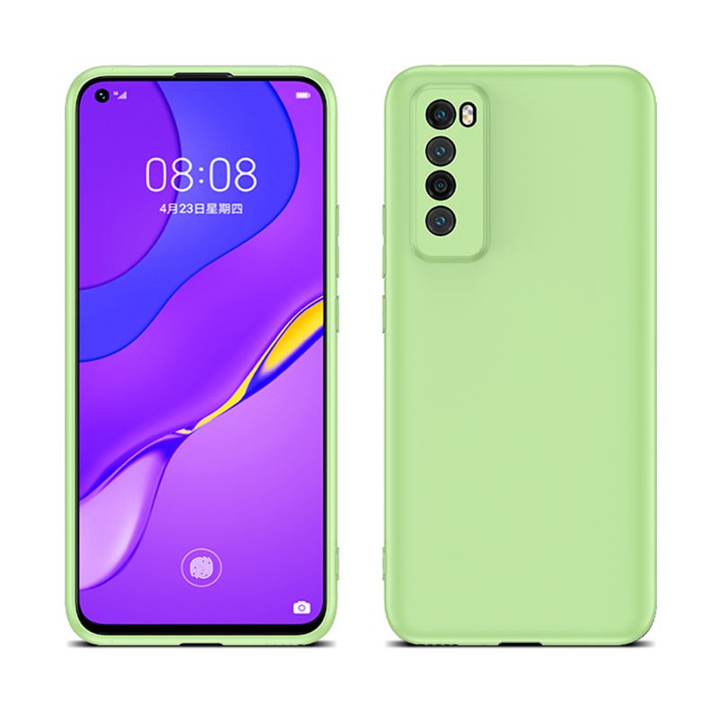 Cover Compatibile Con Huawei Nova 7 SE – Custodia Trasparente Slim In TPU – Morbida E Anti-Urto – Stampa Volpe Rossa