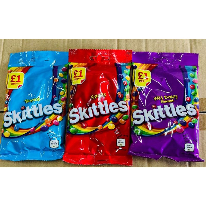 Skittles Candy 125g ( Tropical/Wild Berry/Fruits) Shopee Philippines
