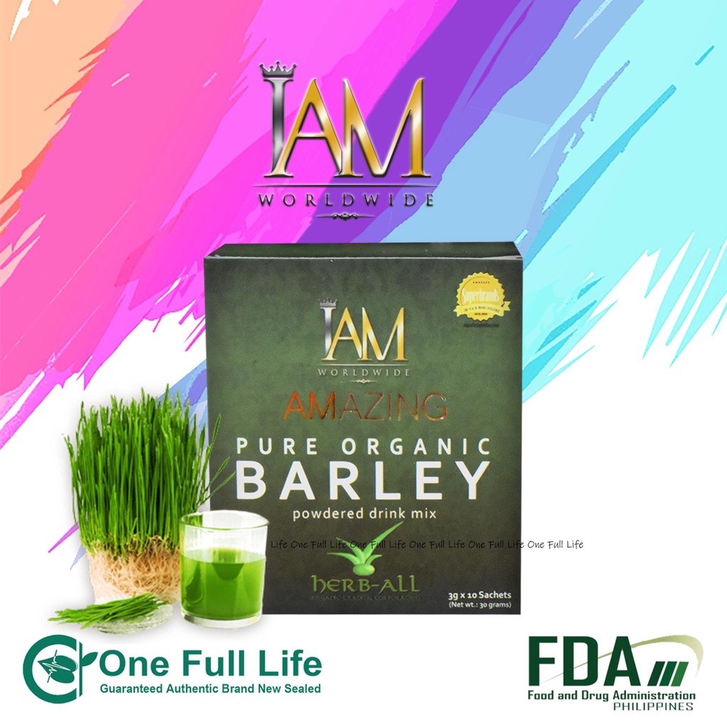 Iam Amazing Pure Organic Barley Bn3g Shopee Philippines