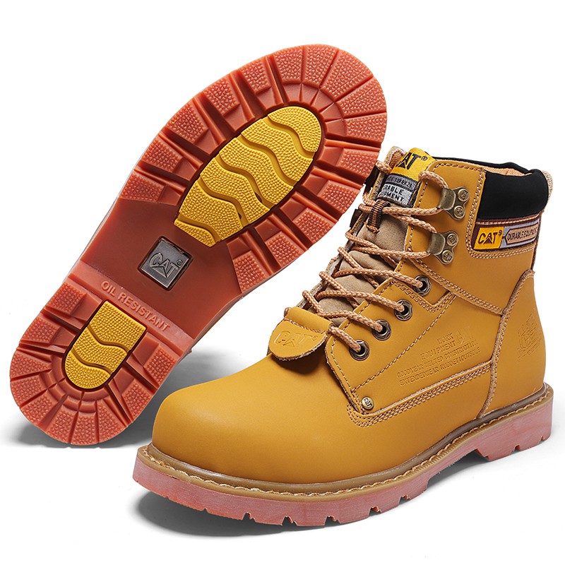 Caterpillar Fashion Men's Shoes Leather Boots Shoes | Shopee Philippines