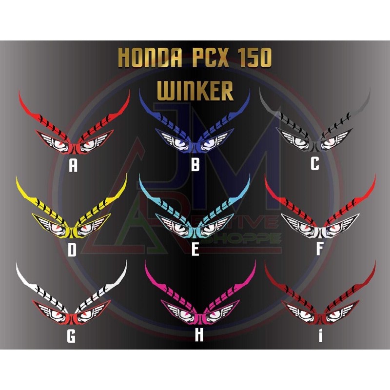 Winker And Kilay Clear Sticker For Honda Pcx 150 A I Shopee Philippines