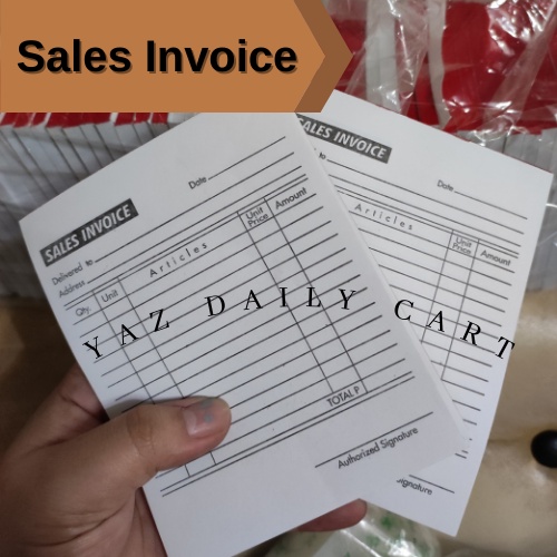 Sales Invoice / Receipt Paper (1 pad) Shopee Philippines