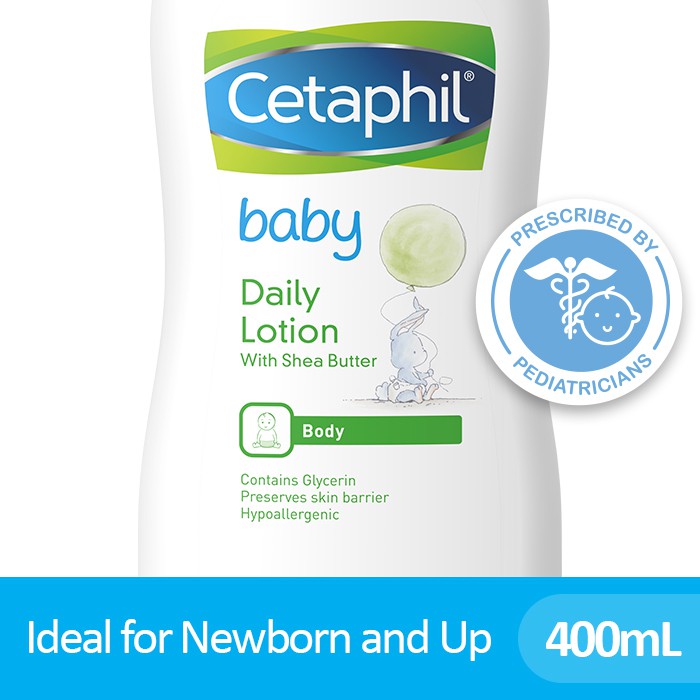 Cetaphil Baby Daily Lotion 400ml [Gentle and Hydrating / with Shea ...