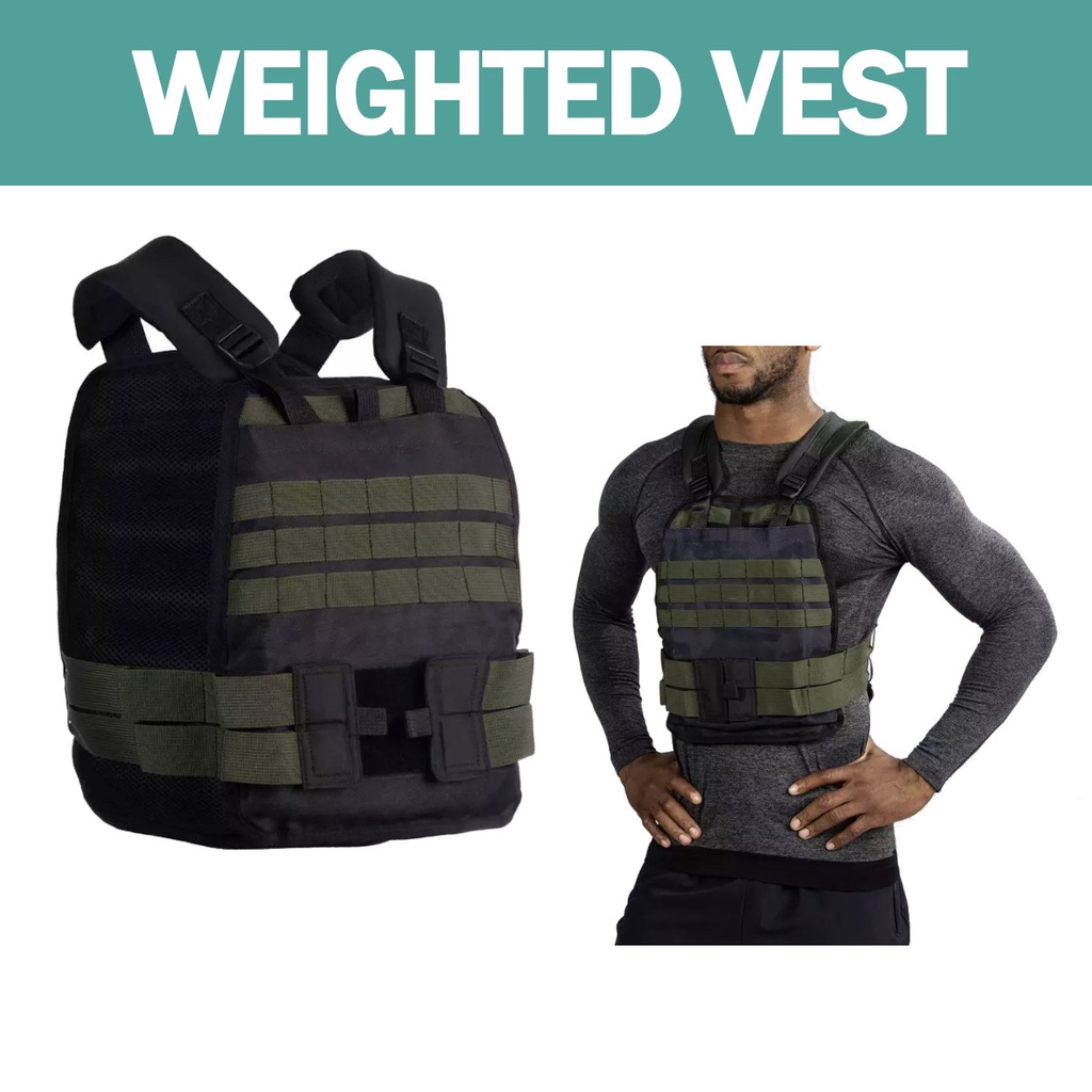 Adjustable Weighted Vest Strength Cross Training Workout HIIT 10KG