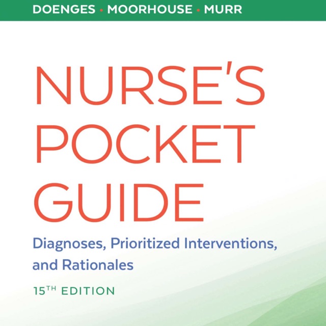 Nurse S Pocket Guide 15th Edition Diagnoses Prioritized Interventions And Rationales Shopee Philippines