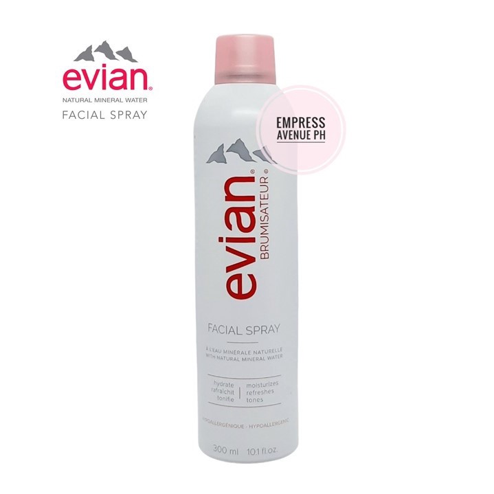Evian Natural Mineral Water Facial Spray 300ml (Made in France/New Packaging) Shopee Philippines