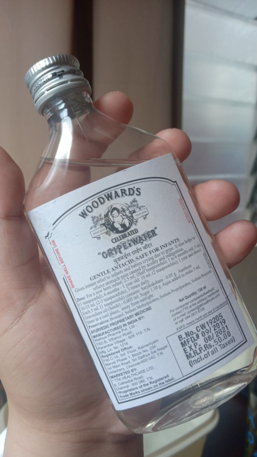 gripe water mercury drug price