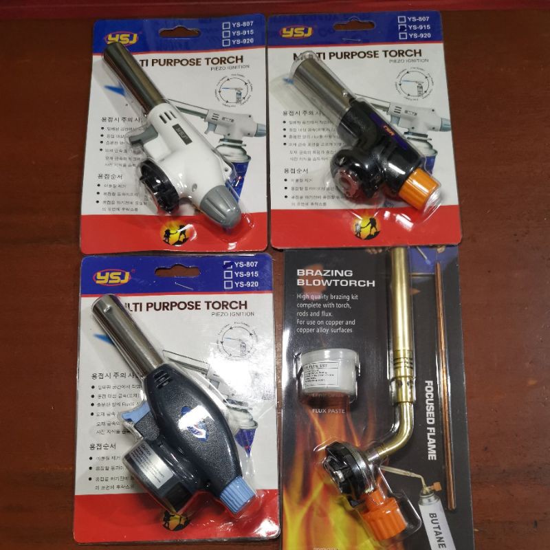 COD Gas blow flame gun butane auto ignition jet burner welding torch Y9w Shopee Philippines