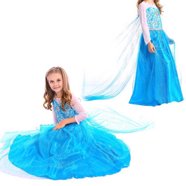 elsa costume with cape