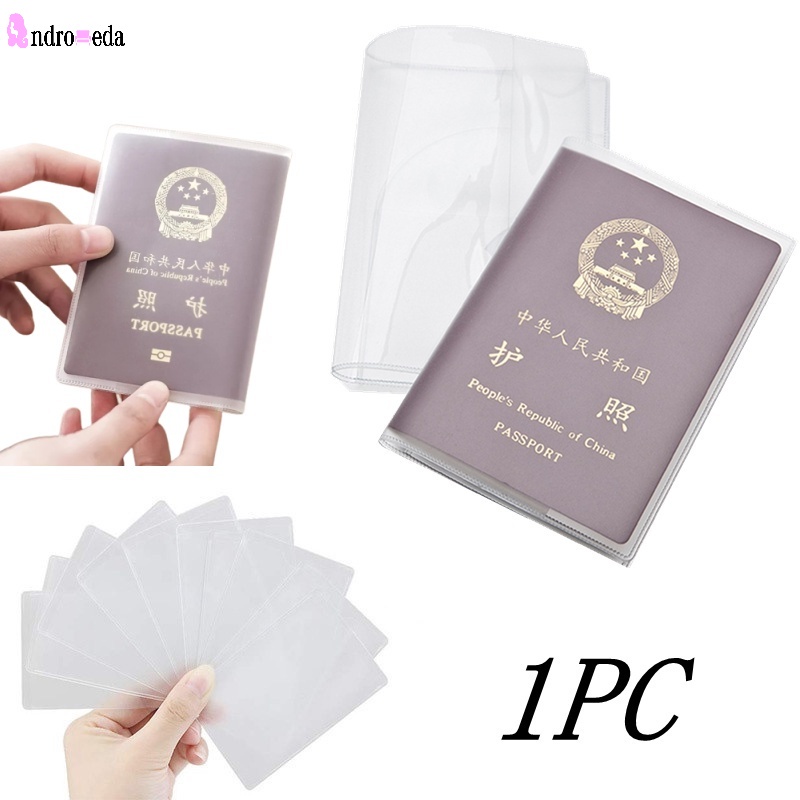 Transparent Passports Cover Frosted PVC Waterproof Passport Storage