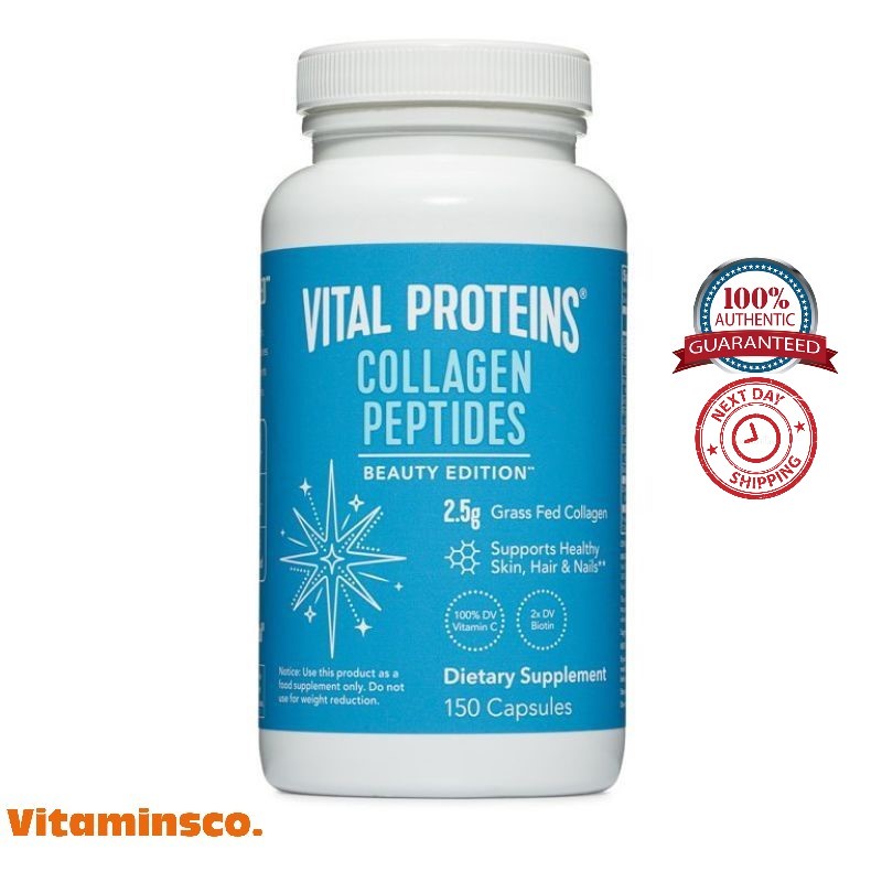 Vital Proteins Collagen Peptides + Beauty Edition Capsules (150 ct) Shopee Philippines