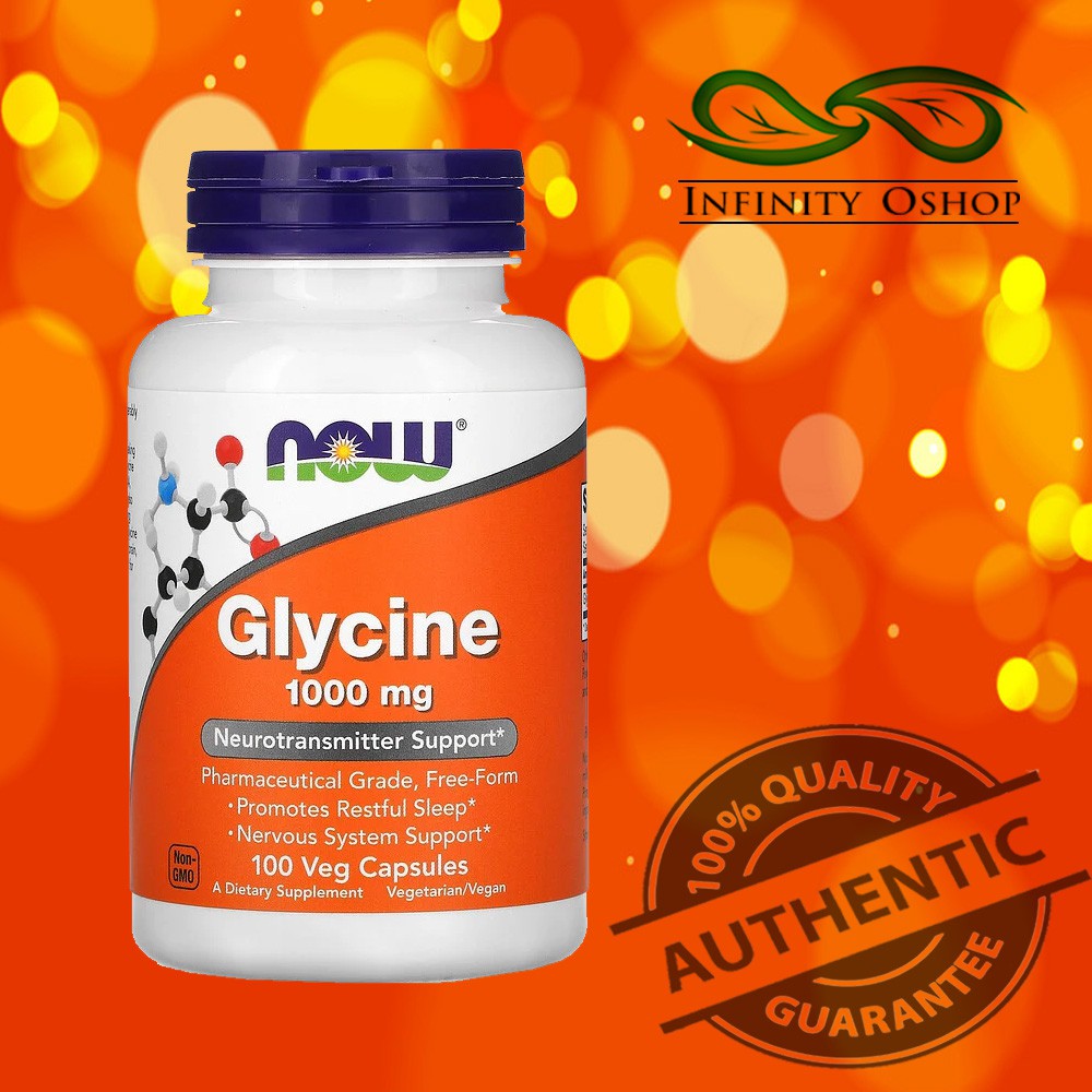 Now Foods, Glycine, 1,000 mg, 100 Veg Capsules Shopee Philippines
