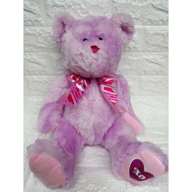 pink and purple teddy bear