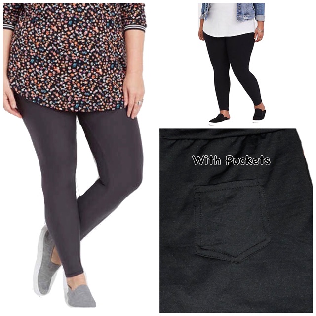 plus leggings with pockets