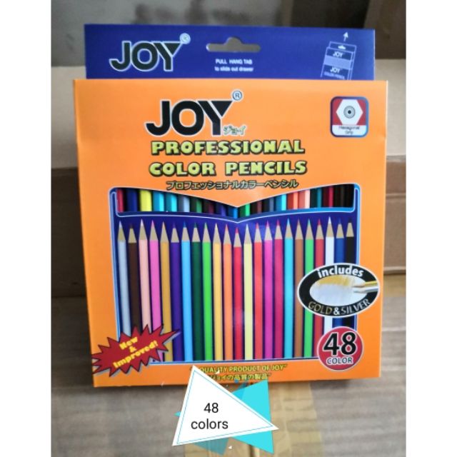 Joy colored pencils 24 / 36 / 48 pieces Shopee Philippines