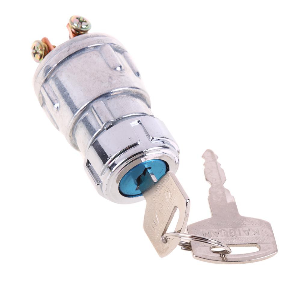 1 Pc 4 Position Ignition Starter Key Switch 2 Keys Car Truck Boat Key