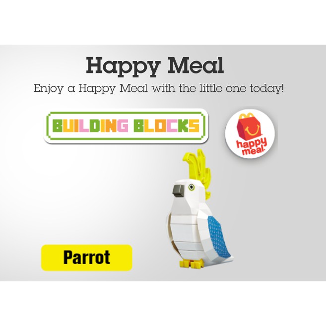 mcdonalds happy meal toys building blocks