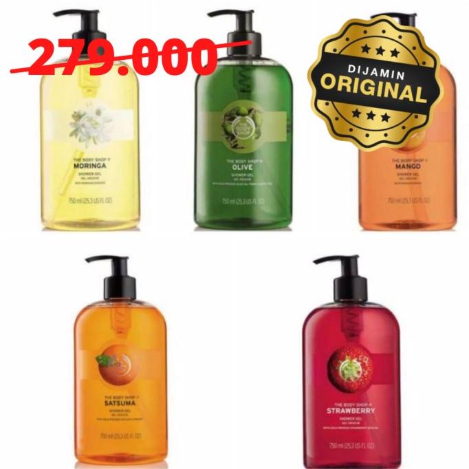 The Body Shop Shower Gel 750ml with Pump (ORI 100) Shopee Philippines