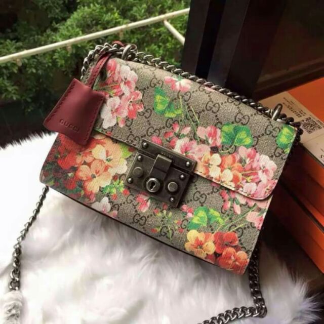 gucci floral sling bag
