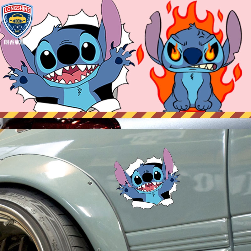 Top 98 Pictures Stitch Decals For Cars Stunning 0626