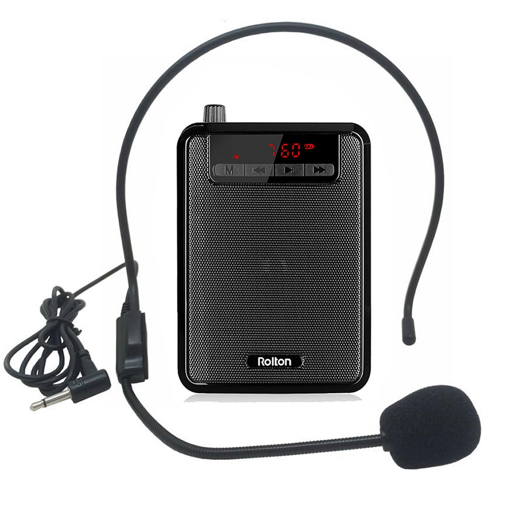 portable amplifier with wireless microphone