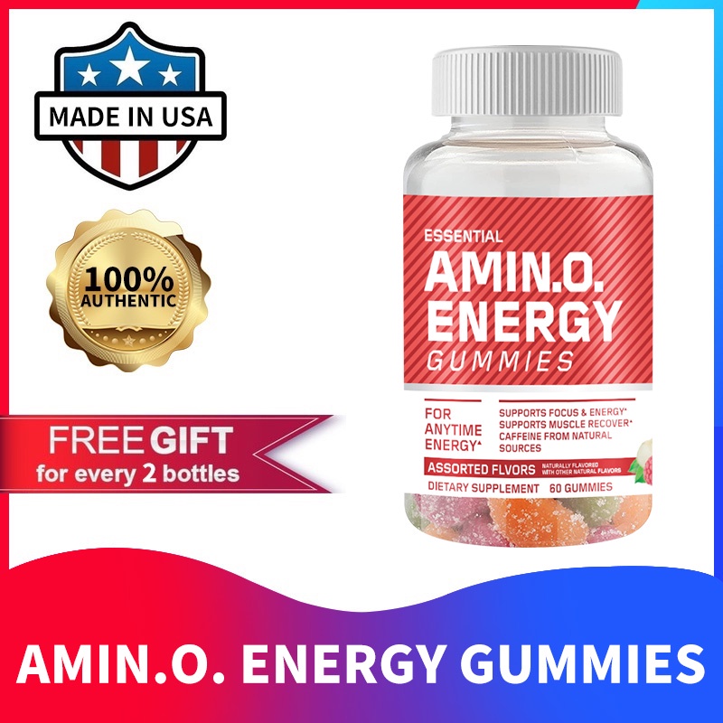 AMIN.O.ENERGY Amino Energy Gummy 60 Gummies Contains Amino Acids Muscle