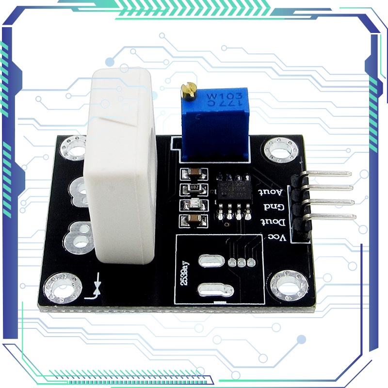 DC 5V WCS1800 Hall Current Detection Sensor Module 35A Precise With