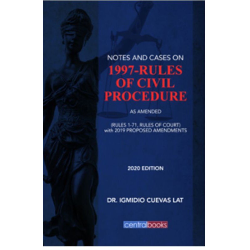 LAT - NOTES AND CASES ON 1997 RULES OF CIVIL PROCEDURE 2020 | Shopee ...