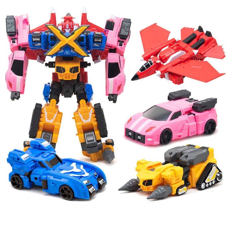 4 in 1 Mini Force Agent X Robot Toys miniforce Transformer Ford Sammy ...