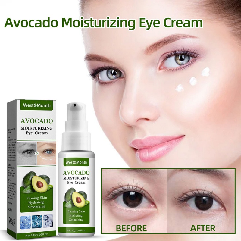 Avocado Moisturizing Eye Cream Remove Dark Circles Eye Bags Anti