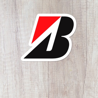 Bridgestone B Logo, Laminated Vinyl Sticker | Shopee Philippines