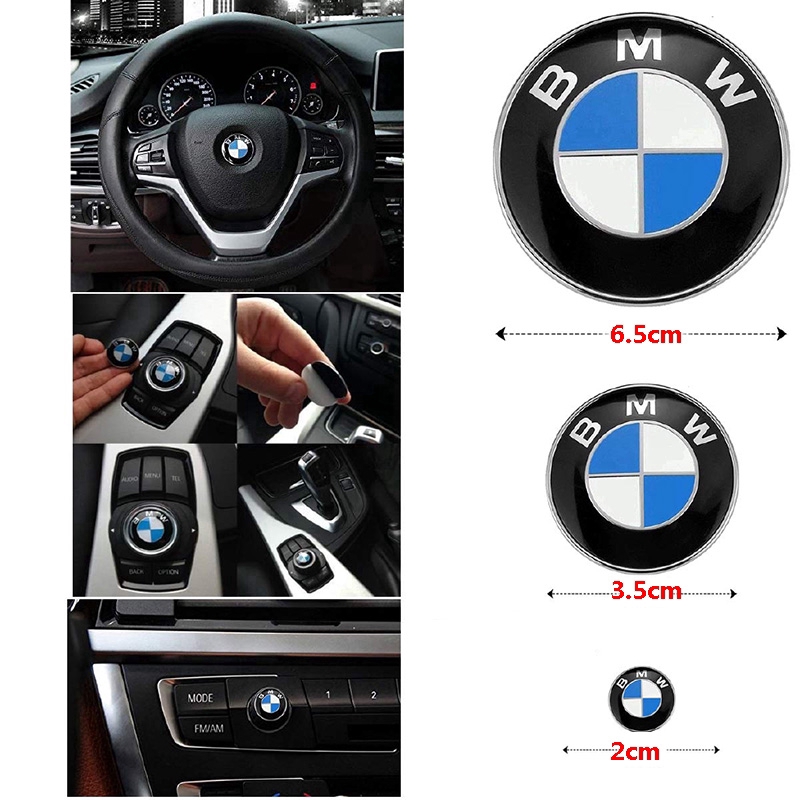 2Px 3D Glue Sticker Car Front Hood Sticker Trunk Rear Emblem Badge For