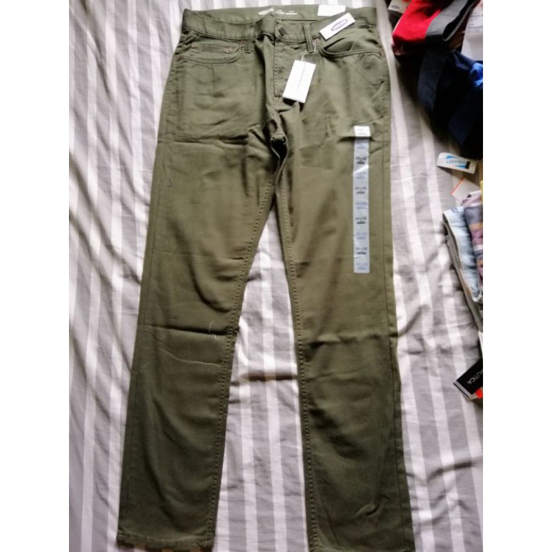 Old Navy Mens Jeans Size 30x32 32x30 Color Army Green Ultimate Slim Jeans Shopee Philippines