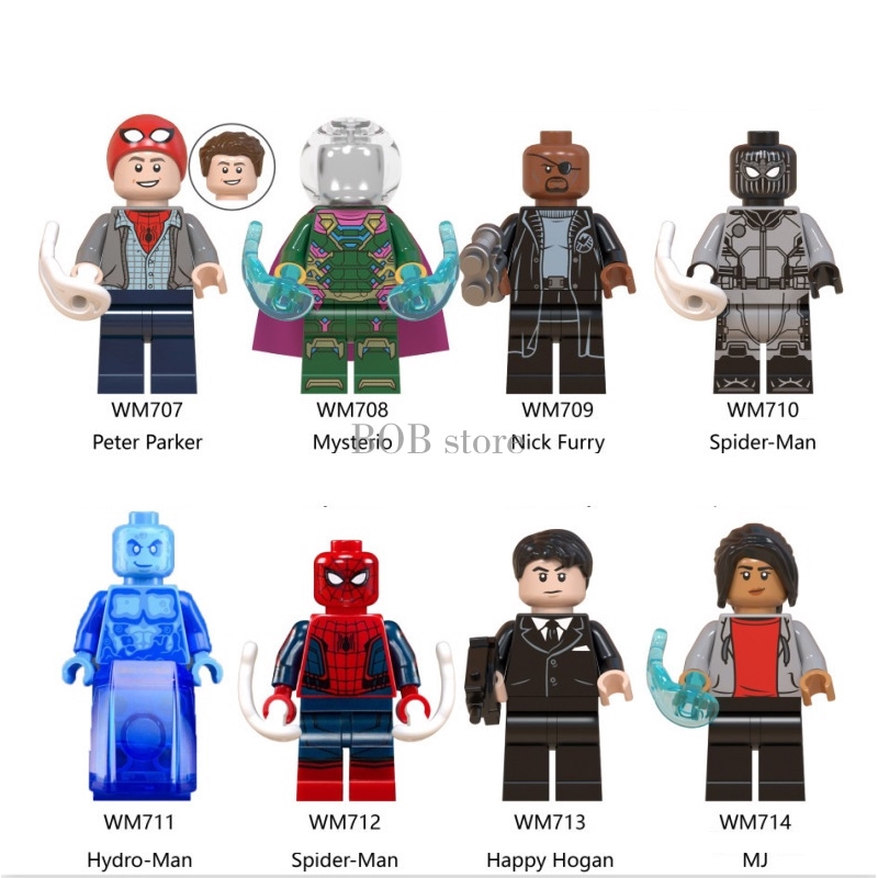 spiderman lego figure