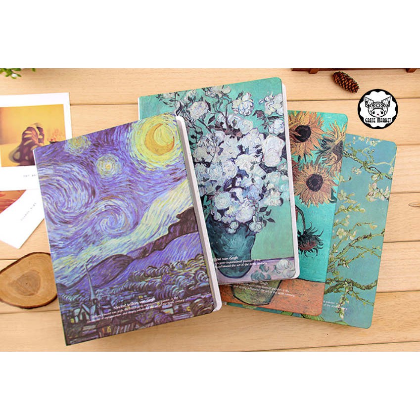 B5 Van Gogh Binder traveler's notebook refillable | Shopee Philippines