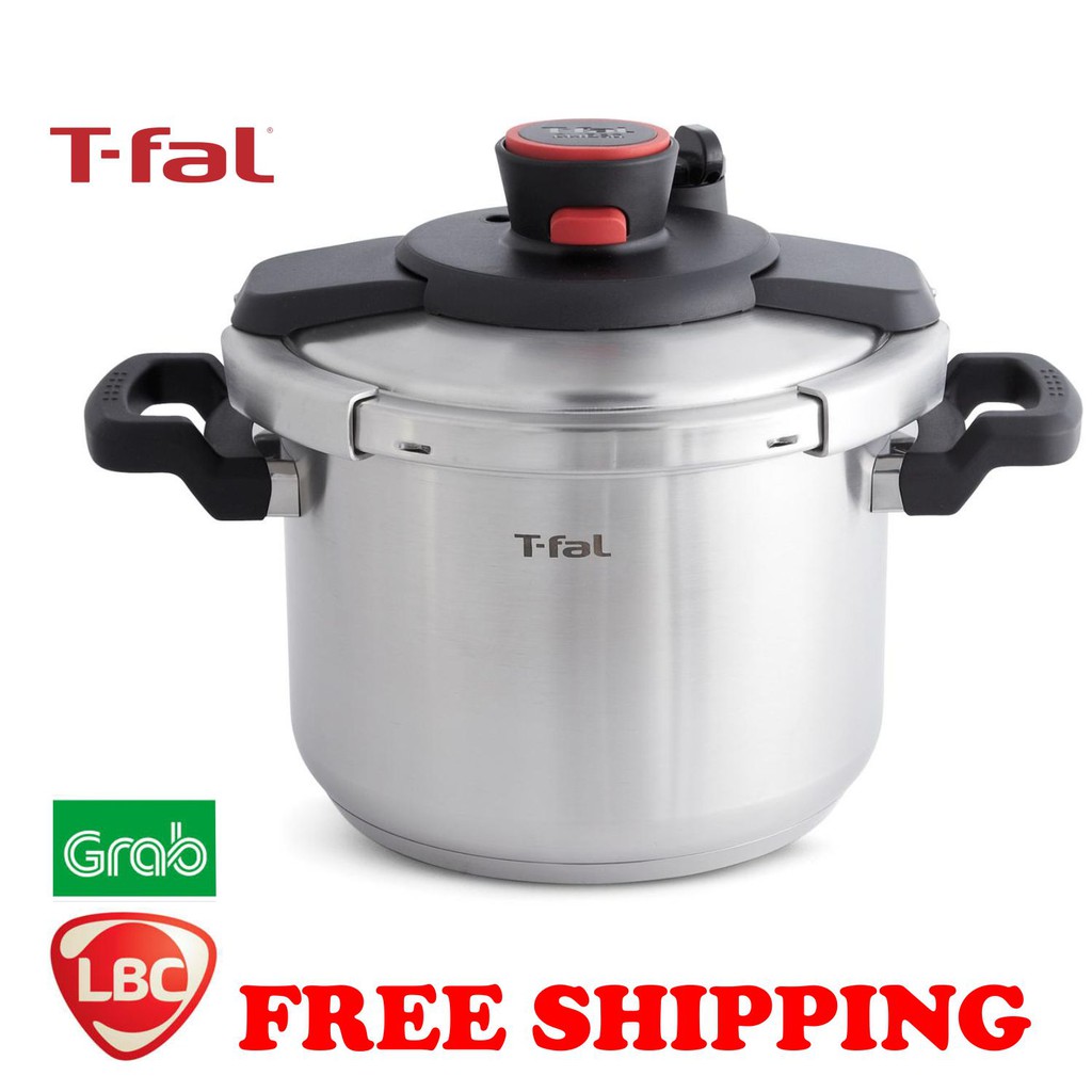 On Hand Free Shipping Lbc Tefal Tfal Clipso Stainless Pressure Cooker 6 3qt Induction Ready Shopee Philippines