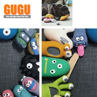 GUGUpet dog squeaky toy natural latex pet play toy monster new arrivals