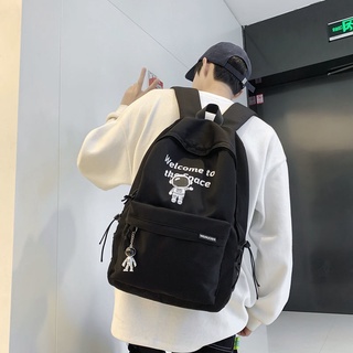 Schoolbag Male Middle School Students College Student Simple Ins Middle School Student Backpack Scho #1
