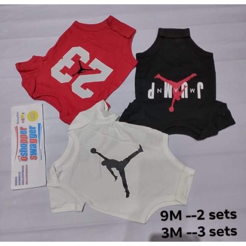 jordan onesie set