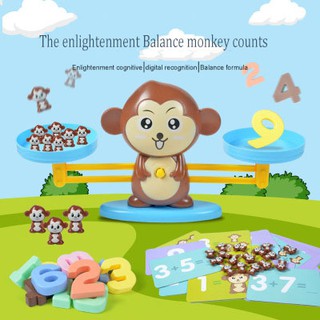 Education Gift Monkey Digital Addition Subtraction Balance Scale Toys Math Early